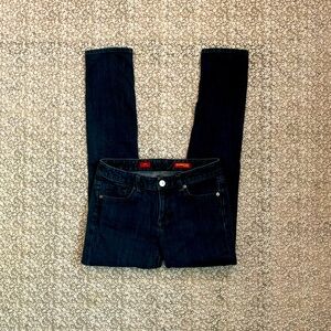 Express Women's Mia Ultra Skinny Dark Blue Wash Jeans